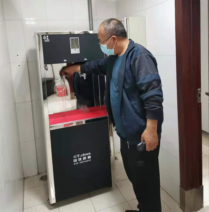 北京又一家醫院采購了國林步進式開水器為患者提供健康直飲水